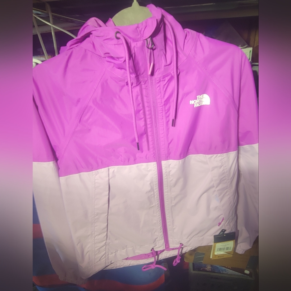 The North Face Pink and Purple Windbreaker
